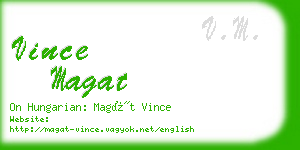 vince magat business card